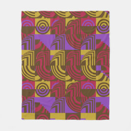Beautiful colorful pattern  fleecefilt