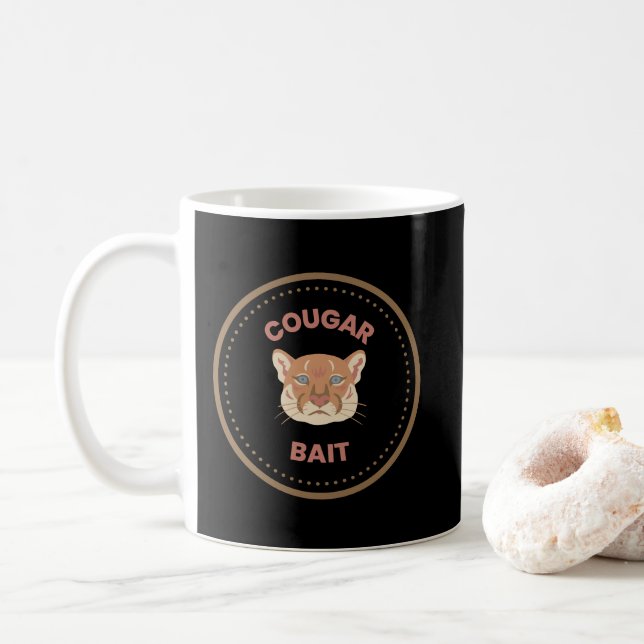beautiful cougar dangerous bait kaffemugg (Med munk)