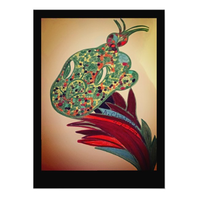 Beautiful Creature Plant Photo Print Fototryck (Framsidan)