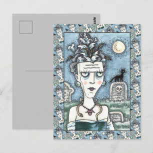 BEAUTIFUL CREEPY FRANKENELLA MONSTER, GRAVES, CAT VYKORT