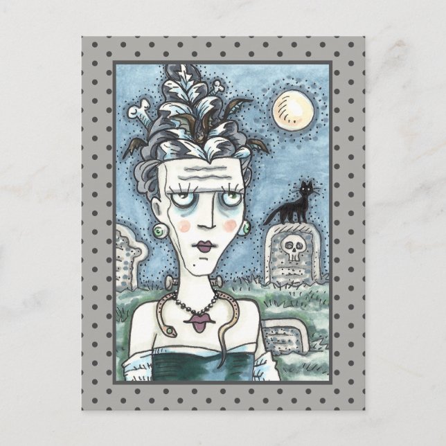 BEAUTIFUL CREEPY FRANKENELLA MONSTER, GRAVES, CAT VYKORT (Framsida)