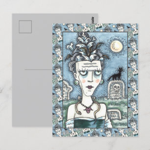 BEAUTIFUL CREEPY FRANKENELLA MONSTER, GRAVES, CAT VYKORT
