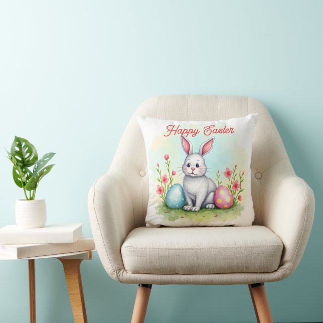 Beautiful Cute Easter Bunny Collection Kudde (Stol)