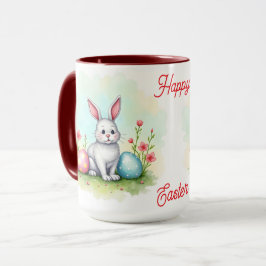 Beautiful Cute Easter Bunny Collection Mugg