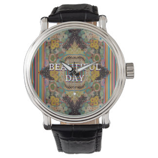 Beautiful Day – Inspirational Kaleidoscope Art Wat Armbandsur