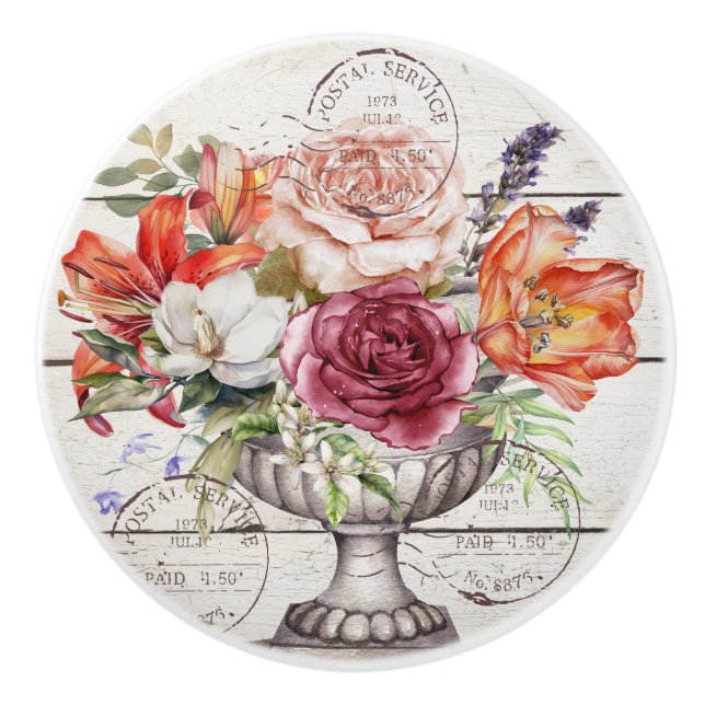 Beautiful decorative rustic trendy wood Botanical Knopp (Framsidan)