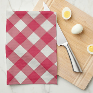 Beautiful Diamond Gingham Pattern Tea Towel Kökshandduk