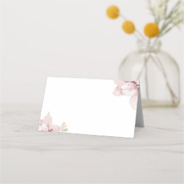 Beautiful Elegance Blush Floral  Placeringskort