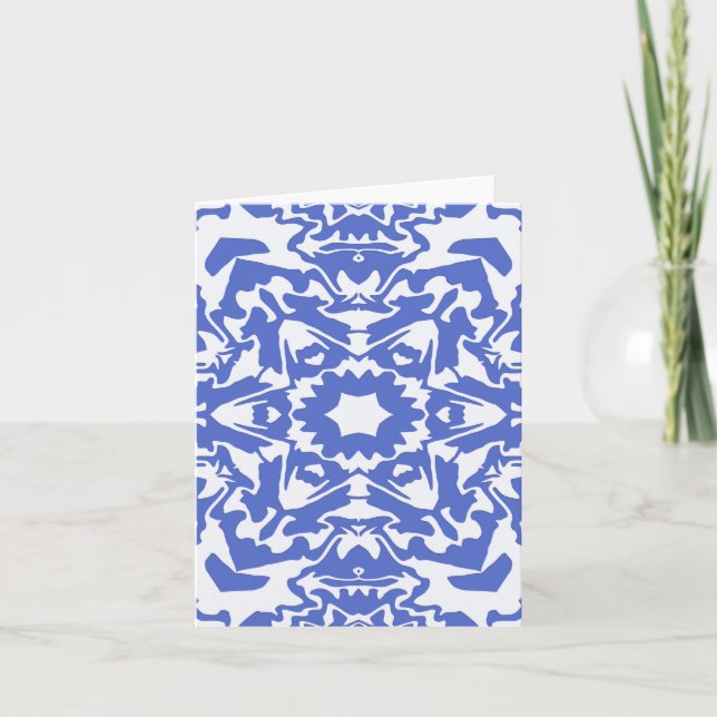 Beautiful en Bleu.... Kort (Framsida)