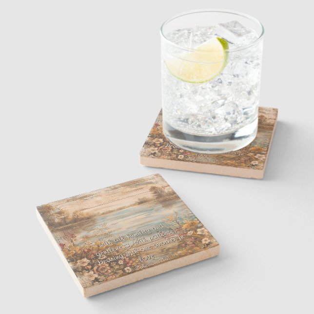 Beautiful Evening on the water Wedding  Stenunderlägg (Sidan)