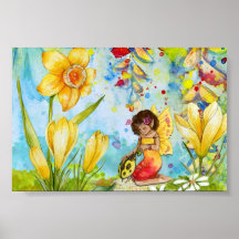 Beautiful fairy poster