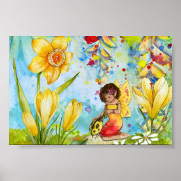 Beautiful fairy poster