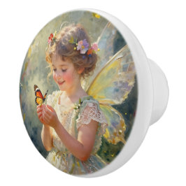 Beautiful Fairy with Butterfly| Fairytale Knopp