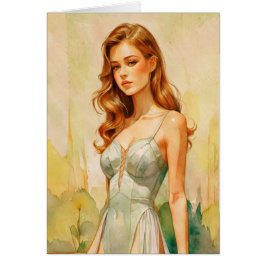 Beautiful Female  portrait OBS Kort