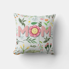 Beautiful Floral Mother’s Day Pillow  Kudde