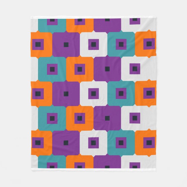 Beautiful Floral Pattern  Fleecefilt (Framsidan)