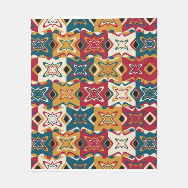 Beautiful Floral Pattern  Fleecefilt (Framsidan)