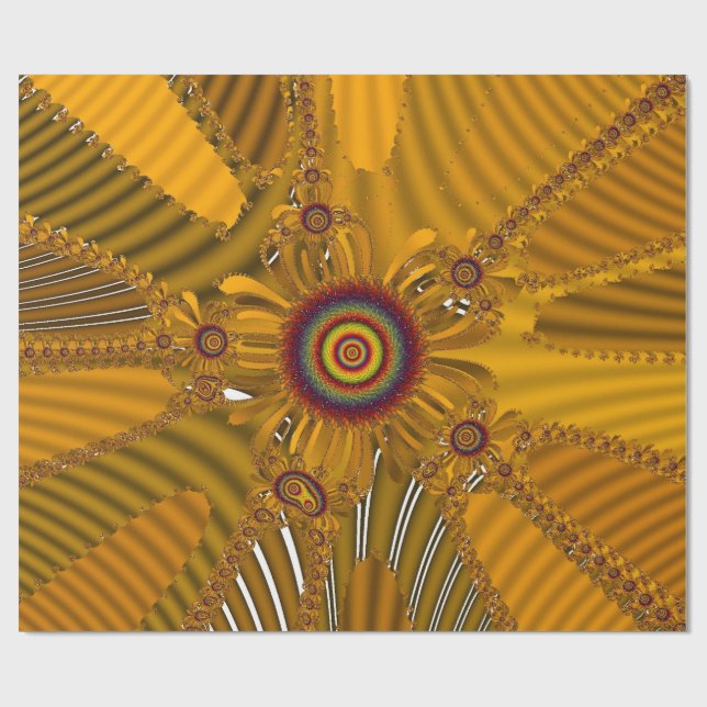 Beautiful Floral Pattern  Presentpapper (Platt)