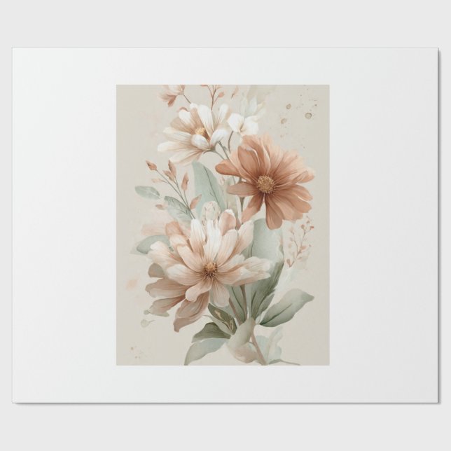 beautiful flower design  presentpapper (Platt)