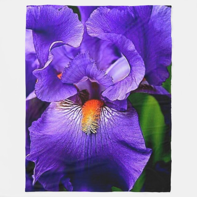 BEAUTIFUL FLOWER FLEECEFILT (Framsidan)