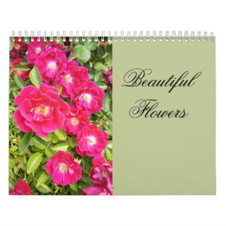 Beautiful Flowers Floral Calendar Kalender