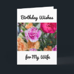 BEAUTIFUL ’FLOWERS’ GRATTIS PÅ FÖDELSEDAGEN ’WIFE’ KORT<br><div class="desc">TACK FÖR ATT VI STOPPADE MED 1 AV MINA 8 LAGER!</div>