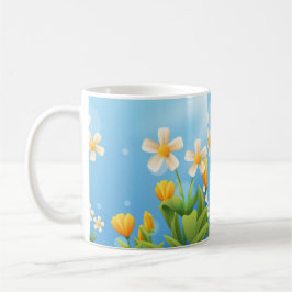 beautiful flowers kaffemugg