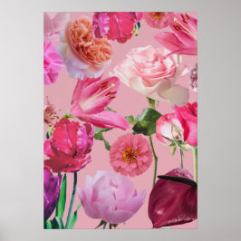 Beautiful flowers poster