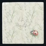Beautiful Garden Ladybug Stenunderlägg<br><div class="desc">Beautiful Garden Ladybug</div>