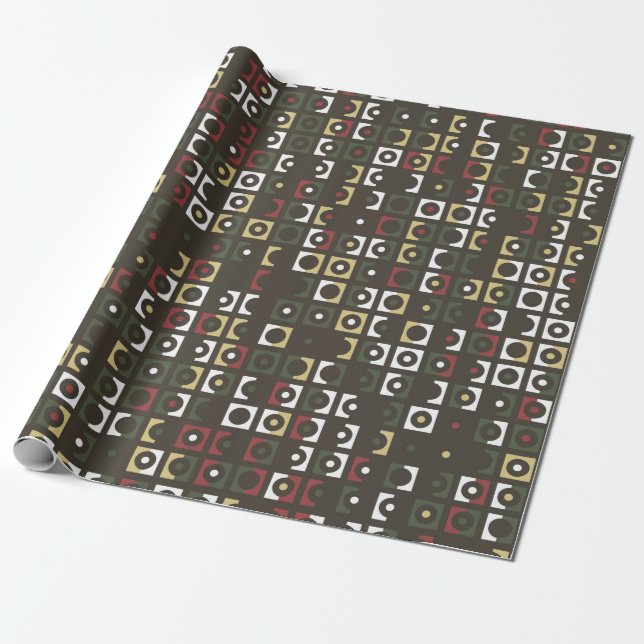 Beautiful geometric pattern design abstract, art,  presentpapper (Utrullad)