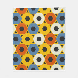 Beautiful geometric pattern  fleecefilt