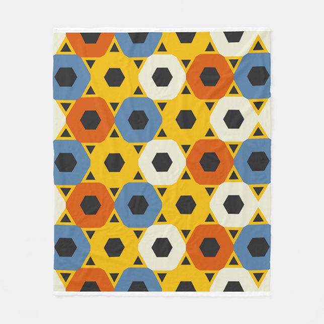 Beautiful geometric pattern  fleecefilt (Framsidan)