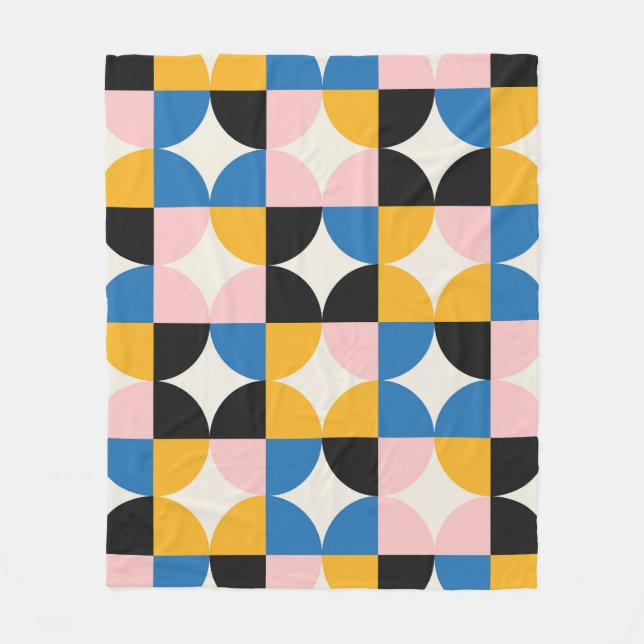 Beautiful Geometric Pattern  Fleecefilt (Framsidan)