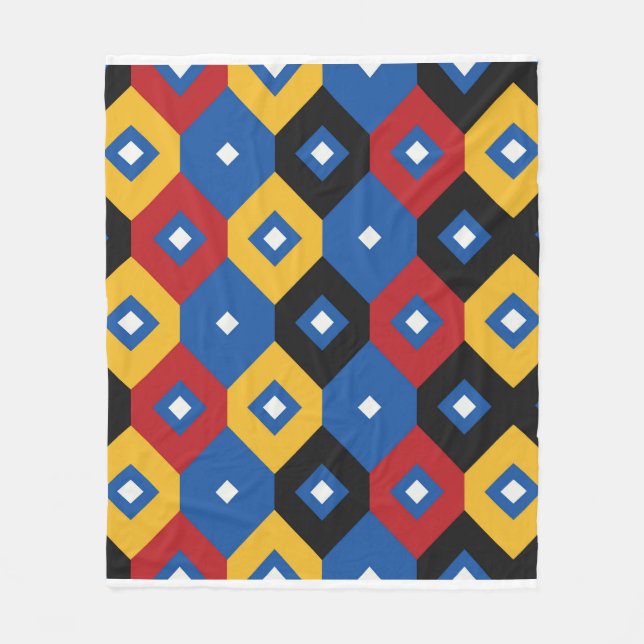 Beautiful geometric pattern  fleecefilt (Framsidan)