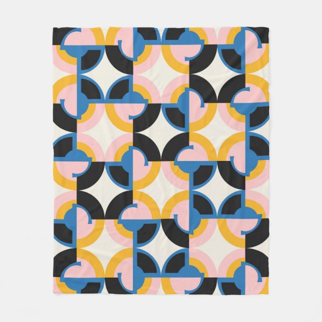 Beautiful Geometric Pattern  Fleecefilt (Framsidan)