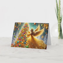 Beautiful Golden Angel Christmas