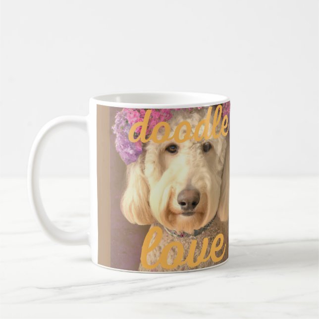 Beautiful Goldendoodle love  Kaffemugg (Vänster)