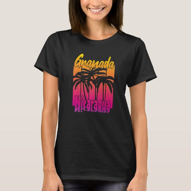 Beautiful Granada Nicaragua  2 T Shirt (Framsida)