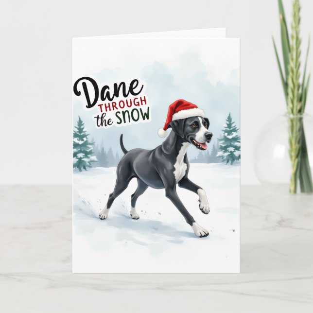 Beautiful Great Dane Card Kort (Framsida)
