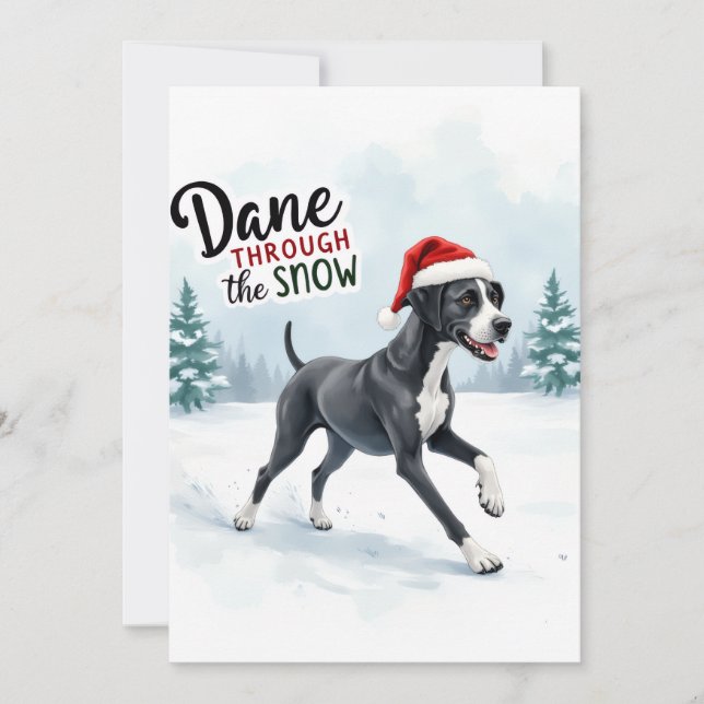 Beautiful Great Dane greeting card (Framsida)