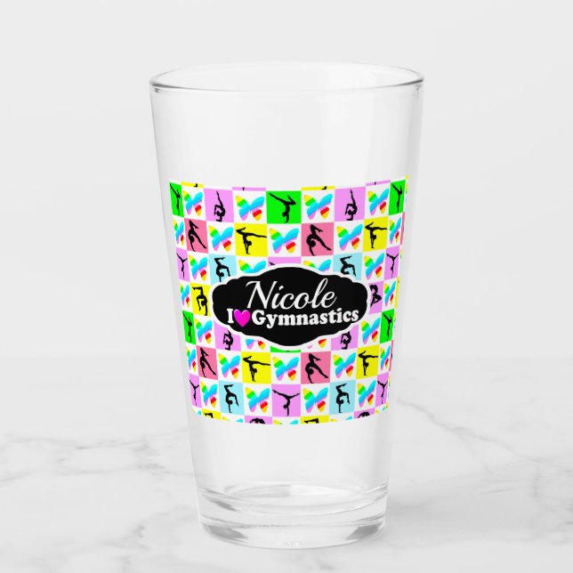 BEAUTIFUL GYMNASTIK BUTTERFLY DESIGN GLASKOPP (Framsida)