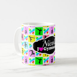 BEAUTIFUL GYMNASTIK BUTTERFLY DESIGN KAFFEMUGG