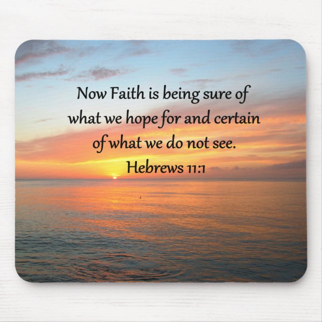 BEAUTIFUL HEBREWS 11:1 SUNRISE DESIGN MUSMATTA (Framsidan)