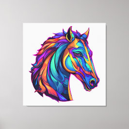 Beautiful Horse Pop Art Canvastryck