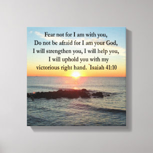 BEAUTIFUL ISAIAH 41:10 SUNRISE CANVASTRYCK