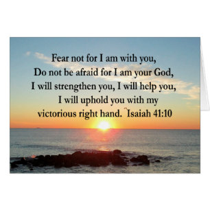 BEAUTIFUL ISAIAH 41:10 SUNRISE OBS KORT