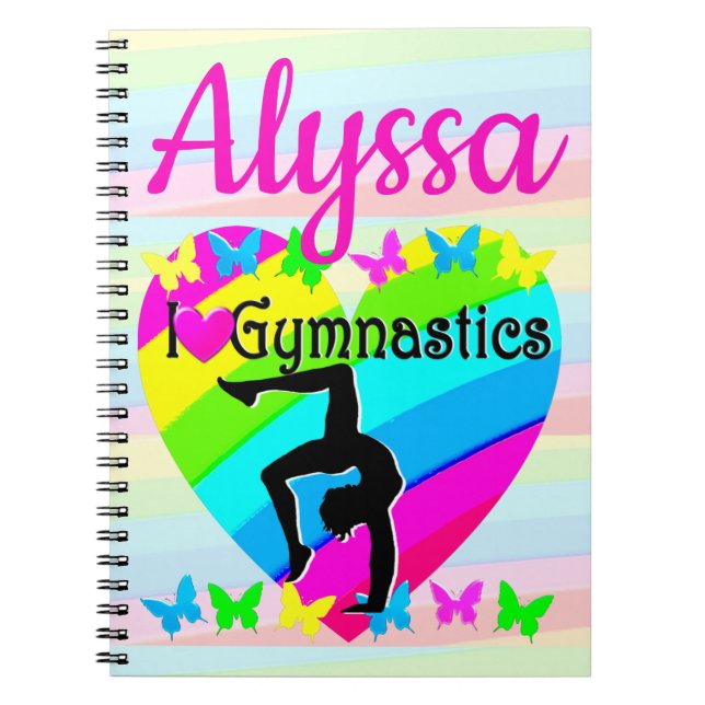 BEAUTIFUL KÄRLEK GYMNASTICS FOREVER DESIGN ANTECKNINGSBOK (Framsidan)