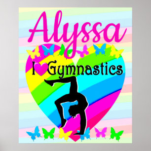 BEAUTIFUL KÄRLEK GYMNASTICS FOREVER DESIGN POSTER