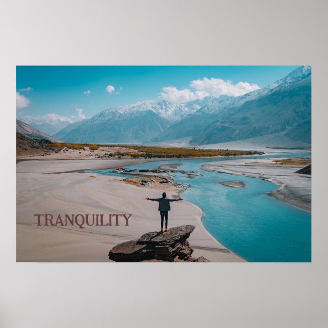 BEAUTIFUL LANDSCAPE TRANQUILITY POSTER (Framsidan)
