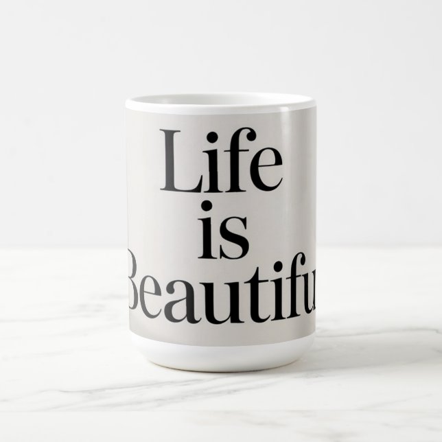 Beautiful Life Coffee Mug Kaffemugg (Center)